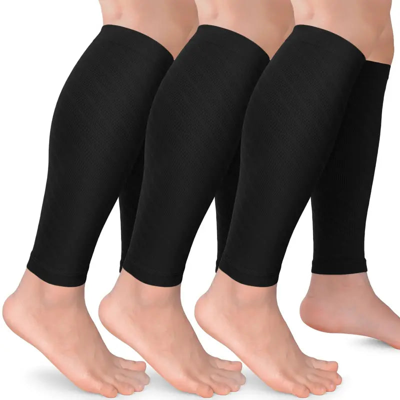 3 Pair, Calf Compression Sleeves