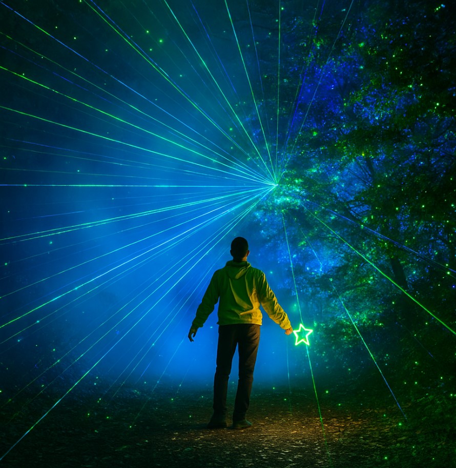 Oupal Outdoor Landscape Laser Light