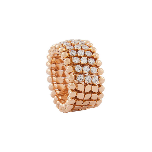 Serafino Ring Bracelet White Gold • Diamond