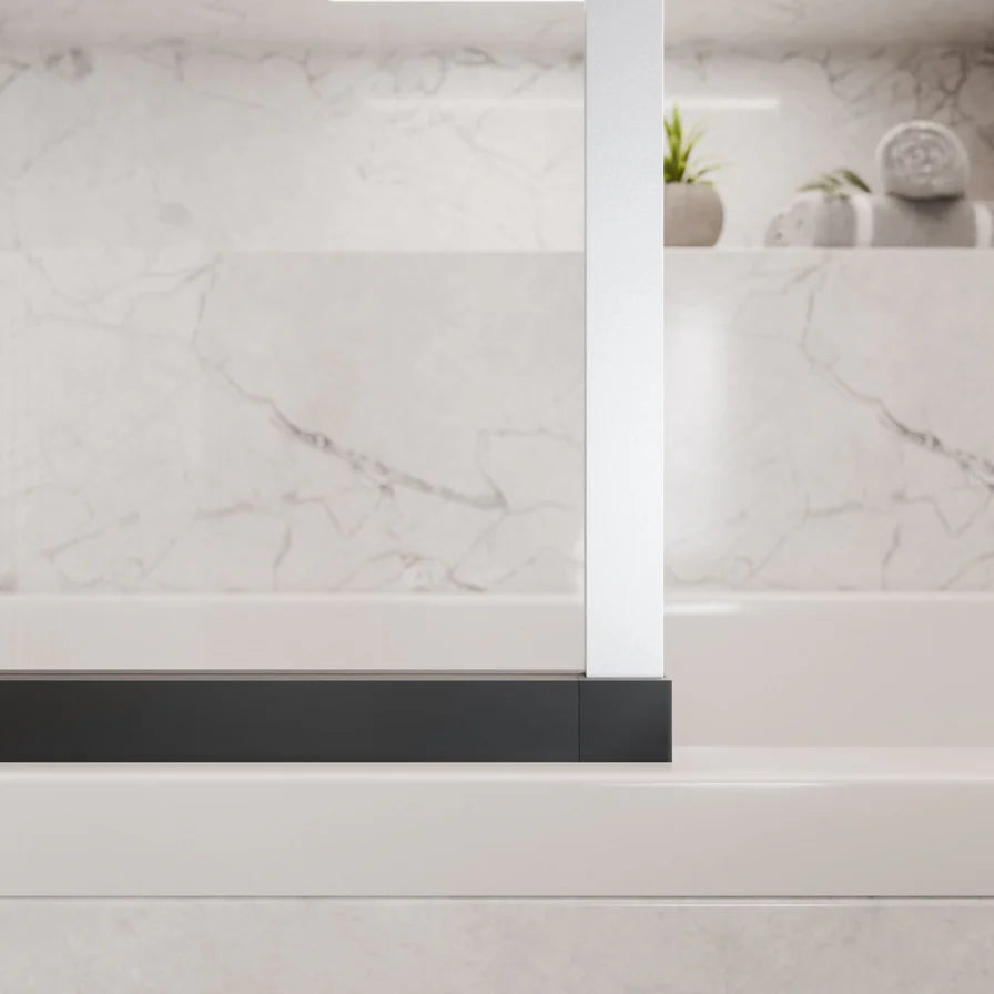 Squid Acrylic Stick-On Shower Screen