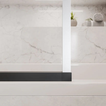 Squid Acrylic Stick-On Shower Screen